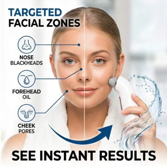 6 In 1 Small Bubble Facial Cleaner Water Cycle Blackhead Remover Vacuum LED Screen Pore Deep Cleansing Machine For Home Use