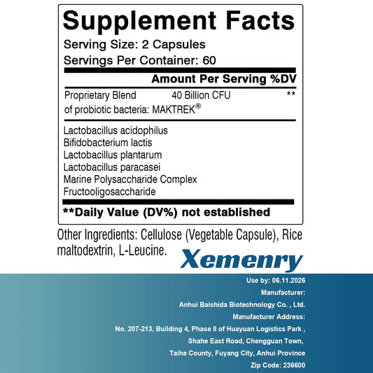 KETO Probiotic Capsules - Digestion & Gut Health, Supports Constipation, Gas & Bloating - 120 Capsules