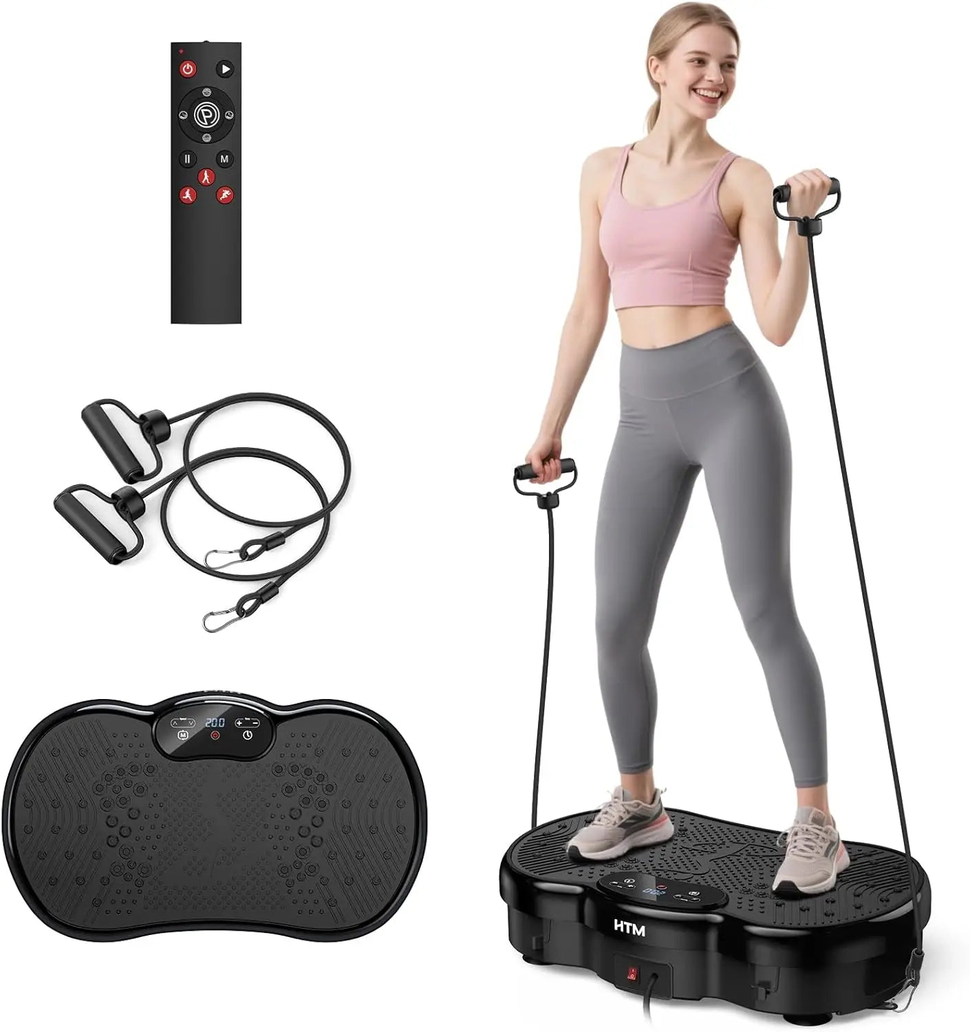 Whole Body Fitness Massage Calorie Counter Vibration Plate 120 Speed Levels Professional Machine for Effortless Body Sculpting