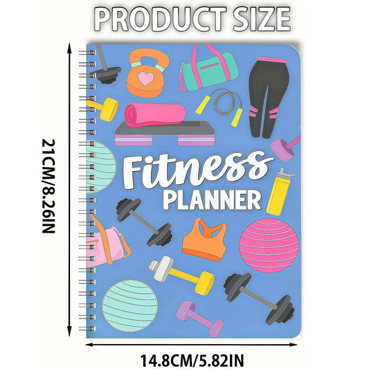 Fitness Journal for Women – Workout Log Book, Undated Fitness Planner, Exercise Planner & Weight Loss Tracker for Gym and Home W