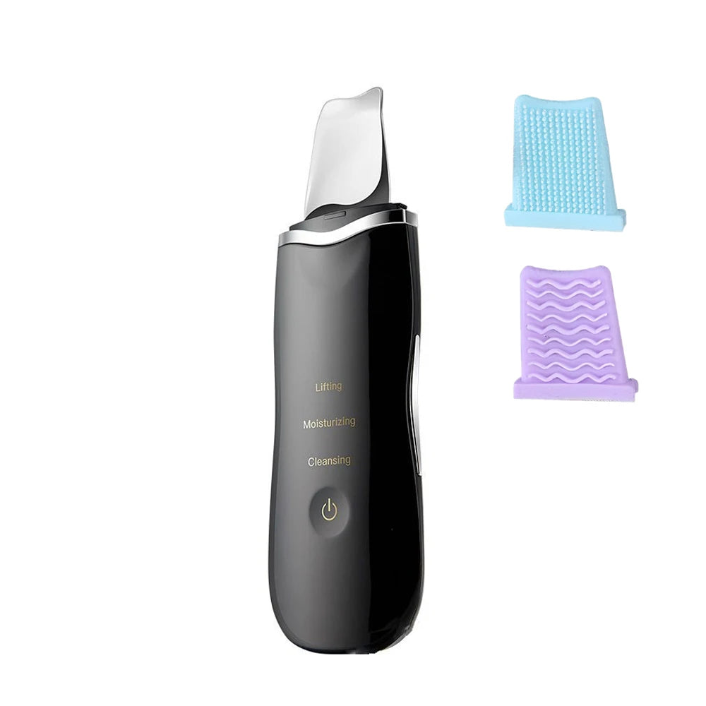 Electric Skin Scrubber Peeling Blackhead Remover Deep Face Cleaning Lifting Cleaner Facial Spatula Shovel Cleanser