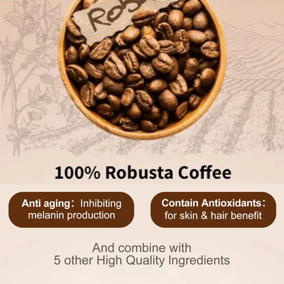 10pcs Googeer Collagen Coffee Tighten Thighs Abdomen Beauty Body Shape Curved Figure Antioxidant Refreshing Slimming Coffee