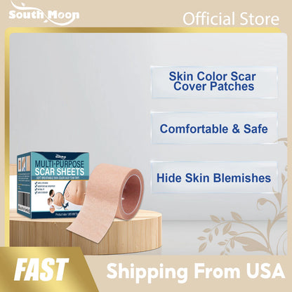 Skin Color Scar Cover Patches Hiding Body Blemishes Concealing Birthmark Covering Stretch Mark Comfortable Skin Conceal Stickers