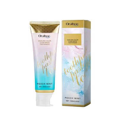 Oralhoe Niacinamide Toothpaste Remove Plaque Gentle Soothing Gum Stains Brightening Teeth Oral Deodorant Mint Dental Cleaning