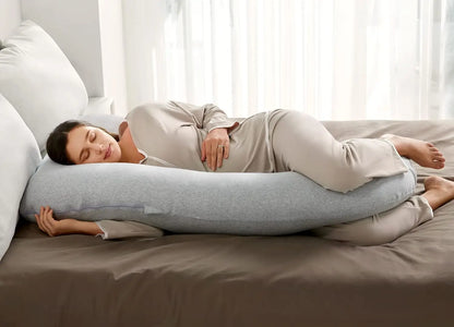 U Shaped Pregnancy Pillows with Cotton Removable Cover, Full Body Pillow Maternity Support,Must Have for Pregnant Women