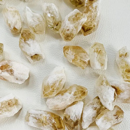 50-200g Natural Brazilian Rough Citrine Cluster Raw Specimen Healing Stone Reiki Rock Ornaments Home Decoration  Gemstone