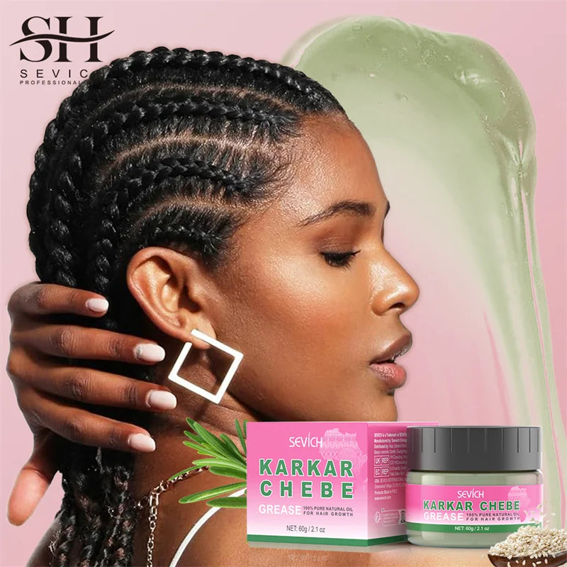 100% Pure Natural KARKAR Butter Hair Growth Oil Anti-Hair Loss Oil Repair Damaged Scalp Treatment Serum Oil For All Hair Types