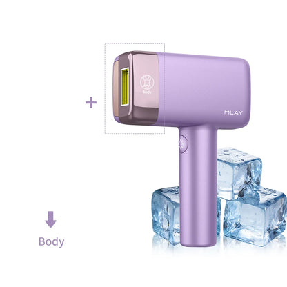 MLAY T14 IPL ICE Cooling IPL Laser Epilator Home Hair Removal Device Replaceable Face Body Bikini