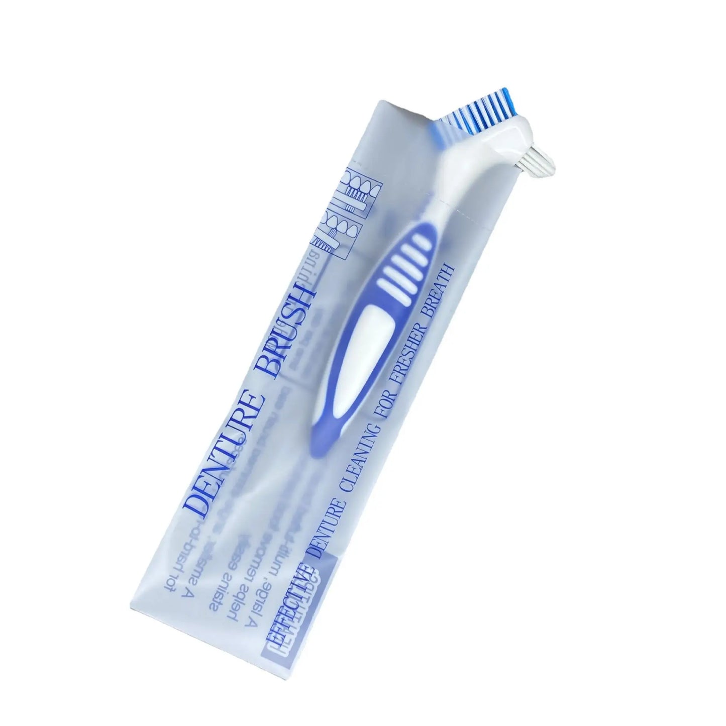 Travel Double-layer Storage Box Cleaner Brush Denture Case Dentures Container with Basket Denture Box Bath