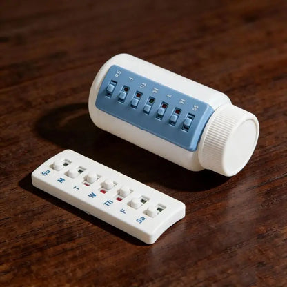 .Reusable Medication Tracker & Color-Coded Reminder System Pill Organizer Attach To Vitamin Bottles Medication Schedule Tracker