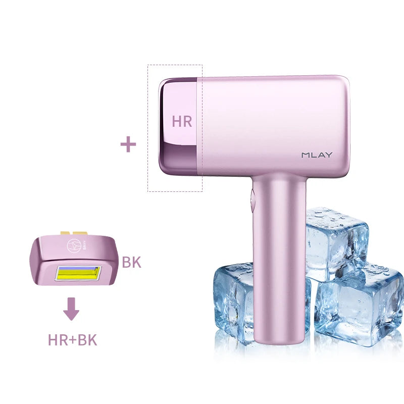 MLAY T14 IPL ICE Cooling IPL Laser Epilator Home Hair Removal Device Replaceable Face Body Bikini