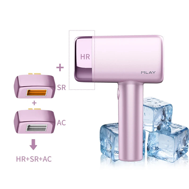 MLAY T14 IPL ICE Cooling IPL Laser Epilator Home Hair Removal Device Replaceable Face Body Bikini
