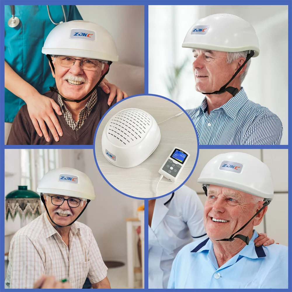 Infrared Light Helmet 1070nm Dementia Therapy Gadgets for Stroke Victims Boost The Brain Activities Enhance Cognition