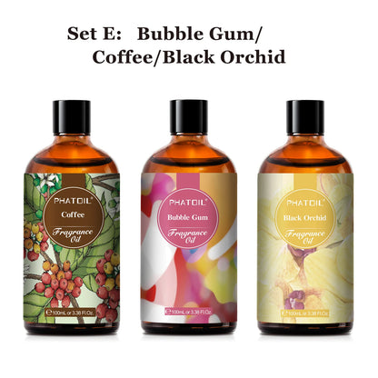 Fragrance Oil Coconut & Vanilla Bubble Gum Sea Breeze White Musk Aroma Fragrance Oils For Candles Soap Making