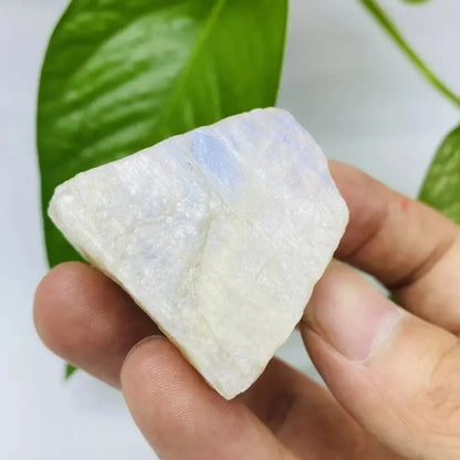 Rare Natural Blue Moonstone Raw Stone Landscaping Quartz Decoration Energy Healing Crystal Gravel Fish Tank Flower Pot Gravel
