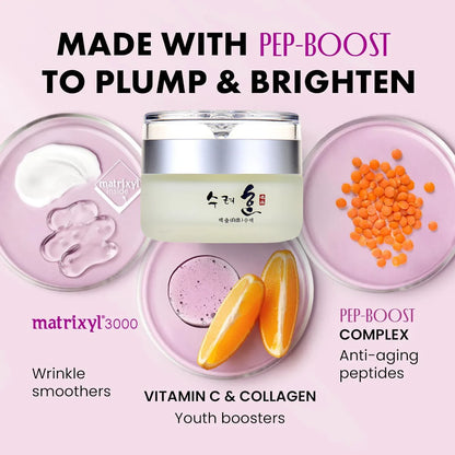 50g Collagen Face Cream Nourish Plump Up Skin,fresh Texture Cream Make Skin Younger Day/Night Cream Moisturizer
