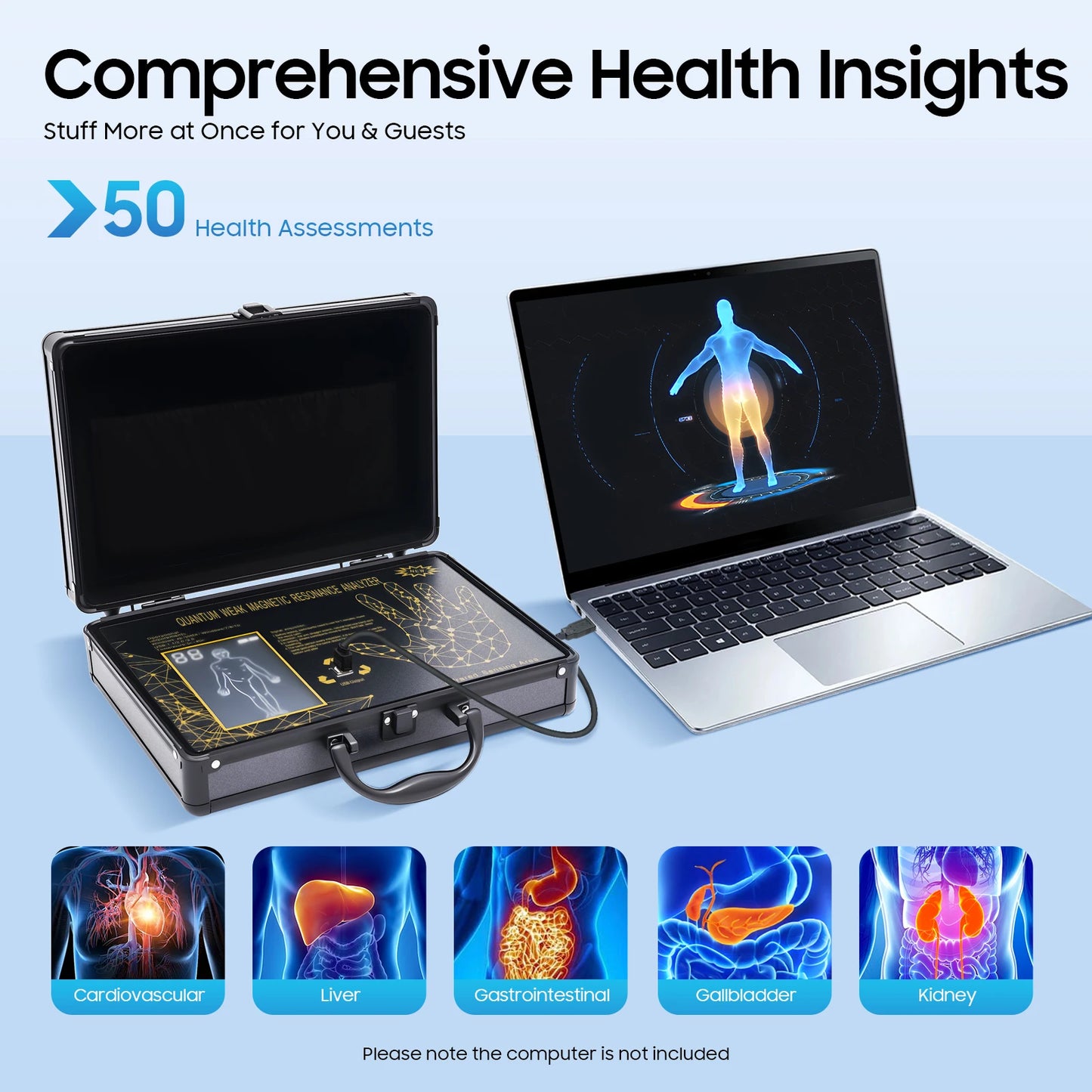 Hand Diagnostic Tester Hand Physiotherapy Instrument Body Scanner Analyzer Health Detector Full Body Analysis