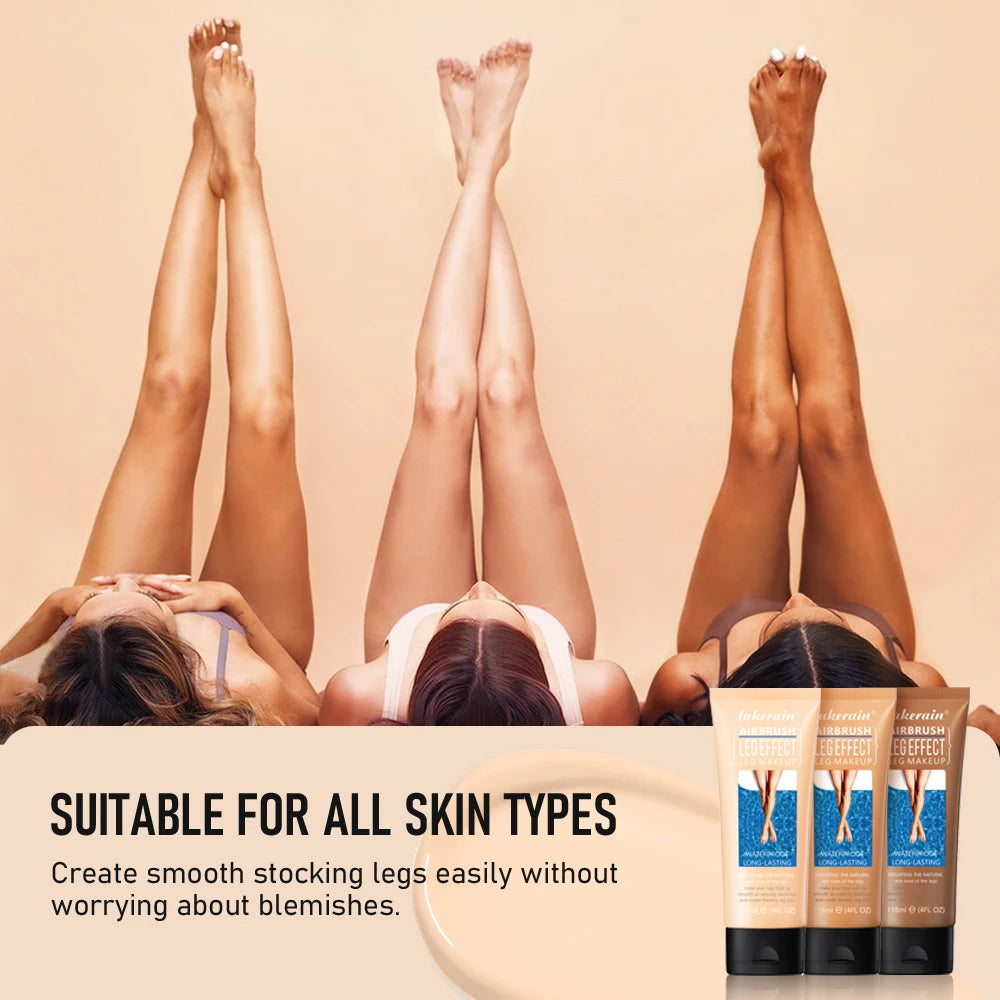 Leg Makeup Lotion Even Skin Tone Body Foundation 100ml Tan Waterproof Long Lasting Body Tanning Cream Medium Bronze Leg Makeup