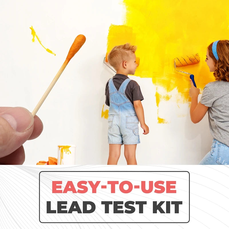 Lead Test Kit Swabs - Lead Paint Test Kit, Lead Check Swab For Home Use, Test Results In 30 Seconds