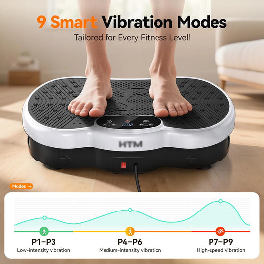 Whole Body Fitness Massage Calorie Counter Vibration Plate 120 Speed Levels Professional Machine for Effortless Body Sculpting
