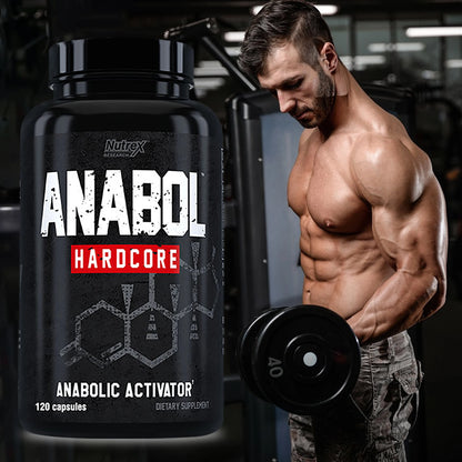 ANABOLIC - Muscle Growth Supplements for Men To Build Lean, Dense, High - 120 Capsules