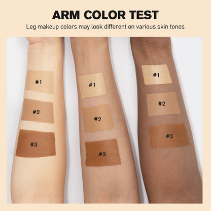 100ml Leg Foundation Long Lasting Waterproof Brighten Skin Tone Sweat-proof Leg Highlights Cream Cover Blemishes Natural Makeup