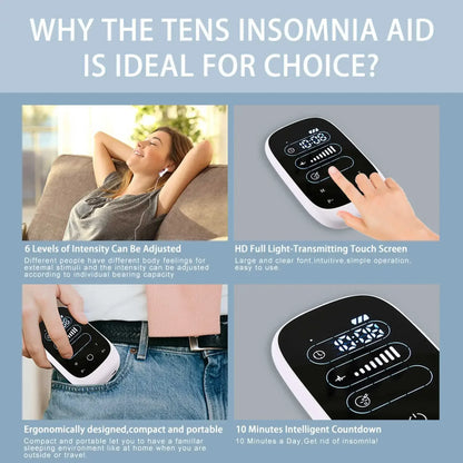 Sleep Aid Device For Insomnia CES Stimulation Therapy Ear Clip Type Touchscreen Fast  Sleeping Instrument Stress Pressure Anxiet