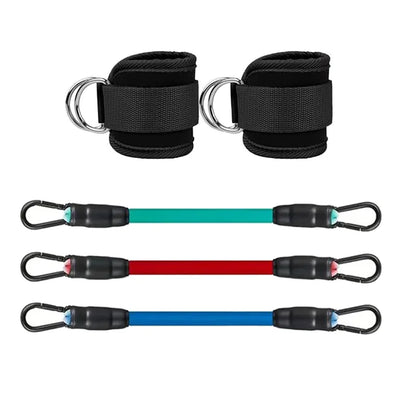 Fitness Ankle Straps Adjustable D-Ring Support Cuffs Gym Leg Strength Workouts Pulley With Buckle Sports Guard Safety Abductors