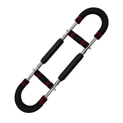Adjustable U-Shaped Arm Exerciser With Foam Handle Spring Workout Bar Forearm Triceps Chest Expander Portable Fitness Equipment