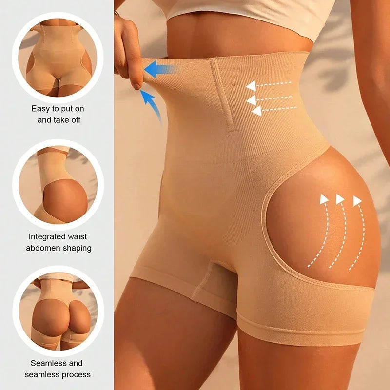 Women Butt Lifter Shapewear Shorts Tummy Control Hip Enhancer Seamless Booty Lift for Hourglass Figure Instant Curves