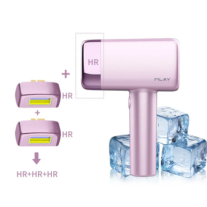 MLAY T14 IPL ICE Cooling IPL Laser Epilator Home Hair Removal Device Replaceable Face Body Bikini