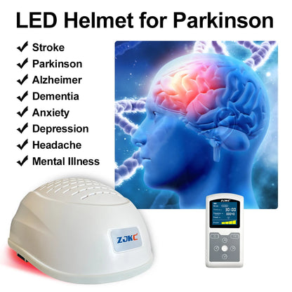 Infrared Light Helmet 1070nm Dementia Therapy Gadgets for Stroke Victims Boost The Brain Activities Enhance Cognition