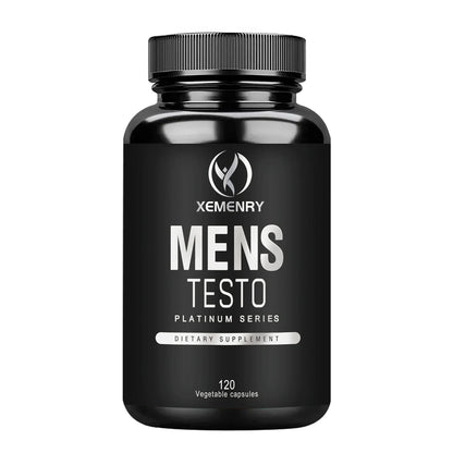 Men's Supplements - Reduces Fatigue, Enhances Male Function, Supports Muscle Growth, Vascular Function and Energy - 120 Capsules