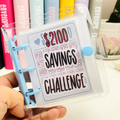 1000 Savings Challenge Binder , Money Saving Binder, Savings Challenges Book with Envelopes, Envelope Savings Challenge, Mini Bu