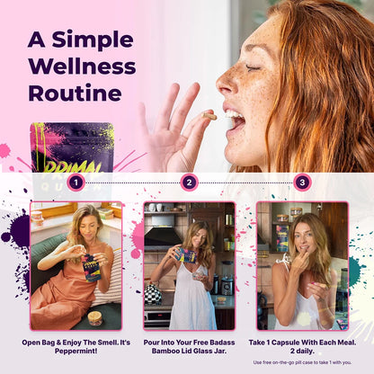 Primal Grass Fed Beef Organ Supplement for Women, Balance Hormones, Better Energy, Mood, & Libido, Improve Menstruation, 60 Caps