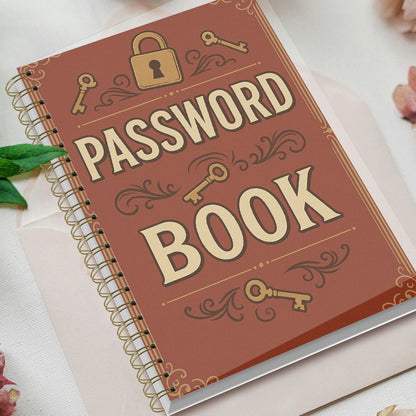 A5 Password Book,Internet Account and Website Login Organizer,Notes Section, Perfect Password Journal for Managing Cybersecurity