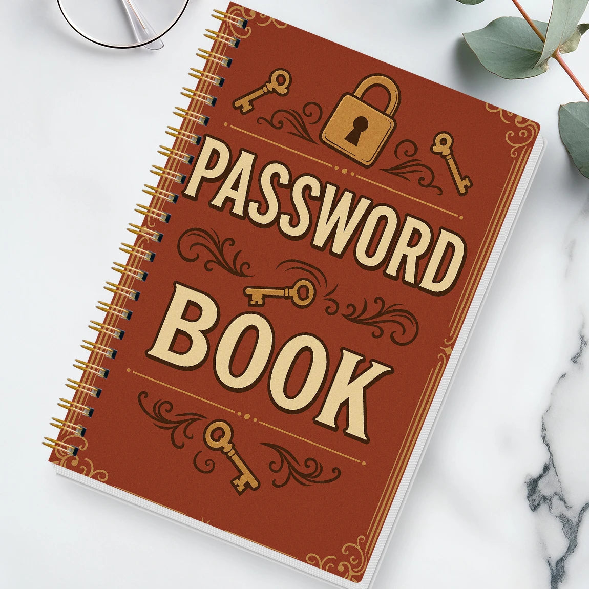 A5 Password Book,Internet Account and Website Login Organizer,Notes Section, Perfect Password Journal for Managing Cybersecurity