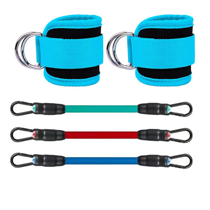 Fitness Ankle Straps Adjustable D-Ring Support Cuffs Gym Leg Strength Workouts Pulley With Buckle Sports Guard Safety Abductors