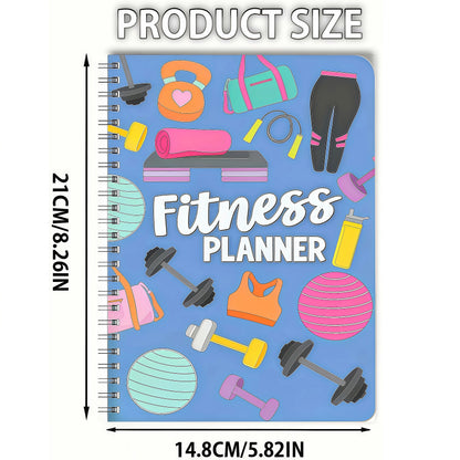 Fitness Journal for Women – Workout Log Book, Undated Fitness Planner, Exercise Planner & Weight Loss Tracker for Gym and Home W