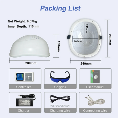 Infrared Light Helmet 1070nm Dementia Therapy Gadgets for Stroke Victims Boost The Brain Activities Enhance Cognition