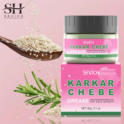 100% Pure Natural KARKAR Butter Hair Growth Oil Anti-Hair Loss Oil Repair Damaged Scalp Treatment Serum Oil For All Hair Types